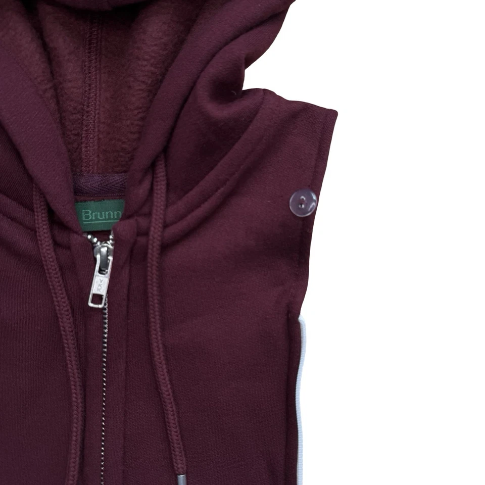 NWT Brunne Hoodie DICKEY Designed to Wear with VERONICA BEARD Burgundy 00-14 - Image 4 of 4