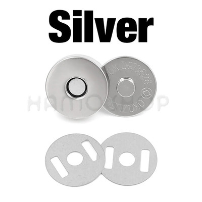 10Sets/Lot Magnetic Snap Fasteners Clasps Buttons Handbag Purse Wallet Craft Bag