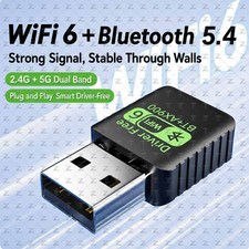 WiFi 6 AX900M USB Adapter Dual Band 2.4G 5G Bluetooth 5.4 Wireless Network