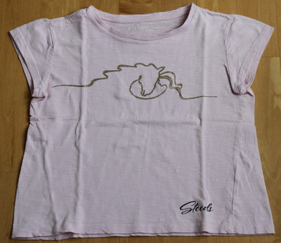   STEEDS   T-Shirt rosa mit goldenem Print   Pferd Mädchen Gr. 152   