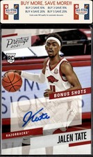 2021 Panini Chronicles Draft Picks #PBJTA Jalen Tate Prestige Bonus Shots Auto
