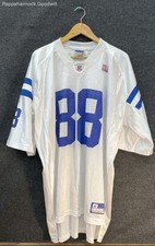 Vintage 2000s Reebok NFL Colts Marvin Harrison White Mesh Jersey Sz XXL