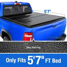 Fit 09-25 Ram 150 5'7" Bed Alloy Hardtop Tonneau Cover TYGER T5 Quad-Fold