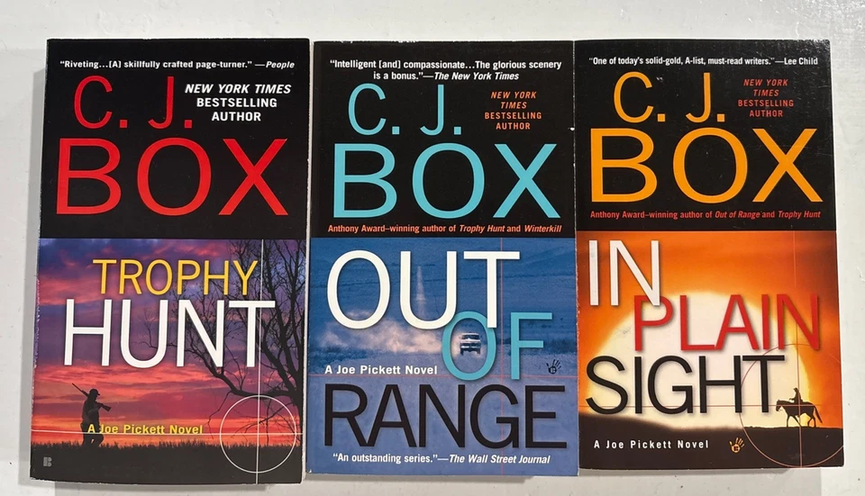 26 Book Lot Complete JOE PICKETT “Game Warden” Series Books 1-26 CJ BOX Set - Image 4 of 4