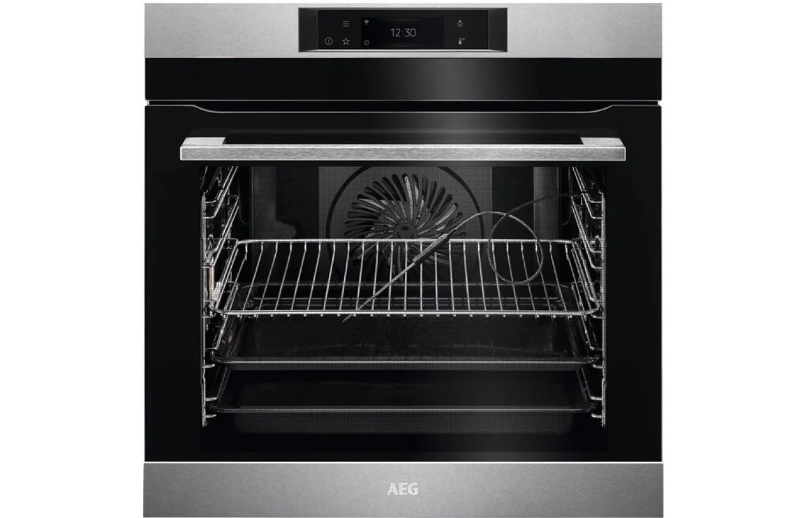 Oven AEG BPK748380M Stainless Steel Built-In Pyrolytic Single Oven