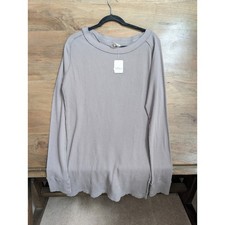 We The Free Oversized Sweater Womens Size XL Gray Knit Long Sleeve Pullover