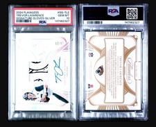 2024 Panini Flawless Trevor Lawrence Signature Glove Silver /20 PSA 10 Pop 1