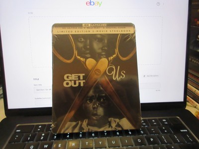 Get Out / Us  4K UHD Blu-ray DOUBLE FEATURE LIMITED EDITION Steelbook  BRAND NEW