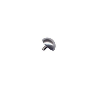 Dermal Anchor Schraub-Aufsatz Halbkugel Microdermal Hautanker Head Piercing 316L