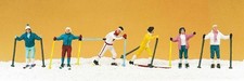 Croix Pays Skieurs (6) Exclusivité Ensemble Figurine Ho / Jauge D'Oo Preiser