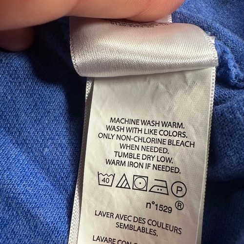 Polo Ralph Lauren uomo vestibilità classica polo piqué blu arancione pony small - Foto 9 di 12