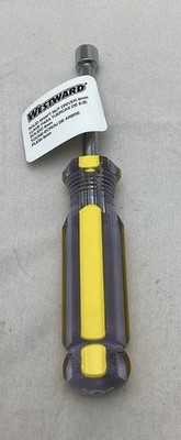 Westward 401L30A Solid Shaft Nut Driver, 8mm