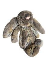 Jellycat Bashful Woodland Bunny Stuffed Animal Plush Brown Gray Small