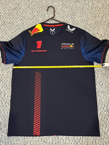 Red Bull Racing F1 Men's 2023 Max Verstappen Team Shirt- Navy XL EXTRA LARGE NWT - Picture 12 of 13