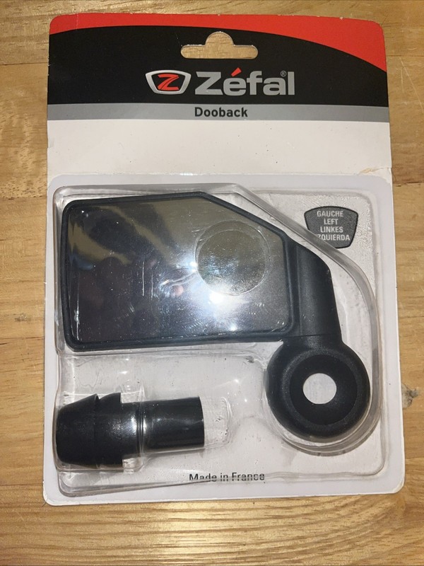 Zefal Dooback Bicycle Mirror - Handlebar Mount - NEW Left Gauche