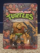 TMNT GENERAL TRAAG 1989 Playmates Teenage Mutant Ninja Turtles NEW MOC MOSC