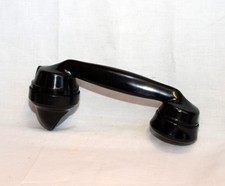 GPO BLACK TELEPHONE HANDSET 164 COMPLETE 