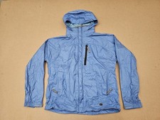 REI Jacket Kids XL Blue E1 Elements Hooded Rain Coat Nylon Zip Lightweight