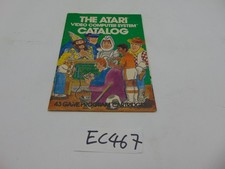 Vintage 1981 Atari 2600 Catalog Program Cartridge details