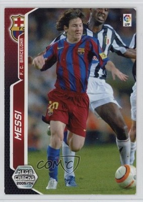 2005-06 Panini Megacracks MGK La Liga Nueva Ficha Lionel Messi #71BIS c4m