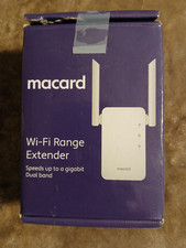 Macard Wi-Fi Dual Band Range Extender  Access Point 2.4GHz  5GHz Model RE1200