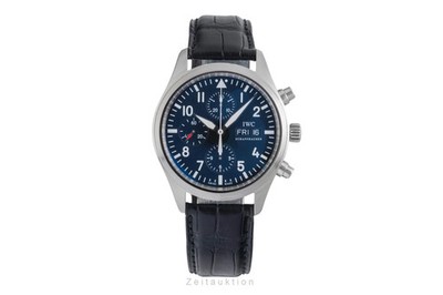 IWC Schaffhausen Fliegeruhr Chronograph Automatik Stahl Ref. IW371701 VP: 7700  