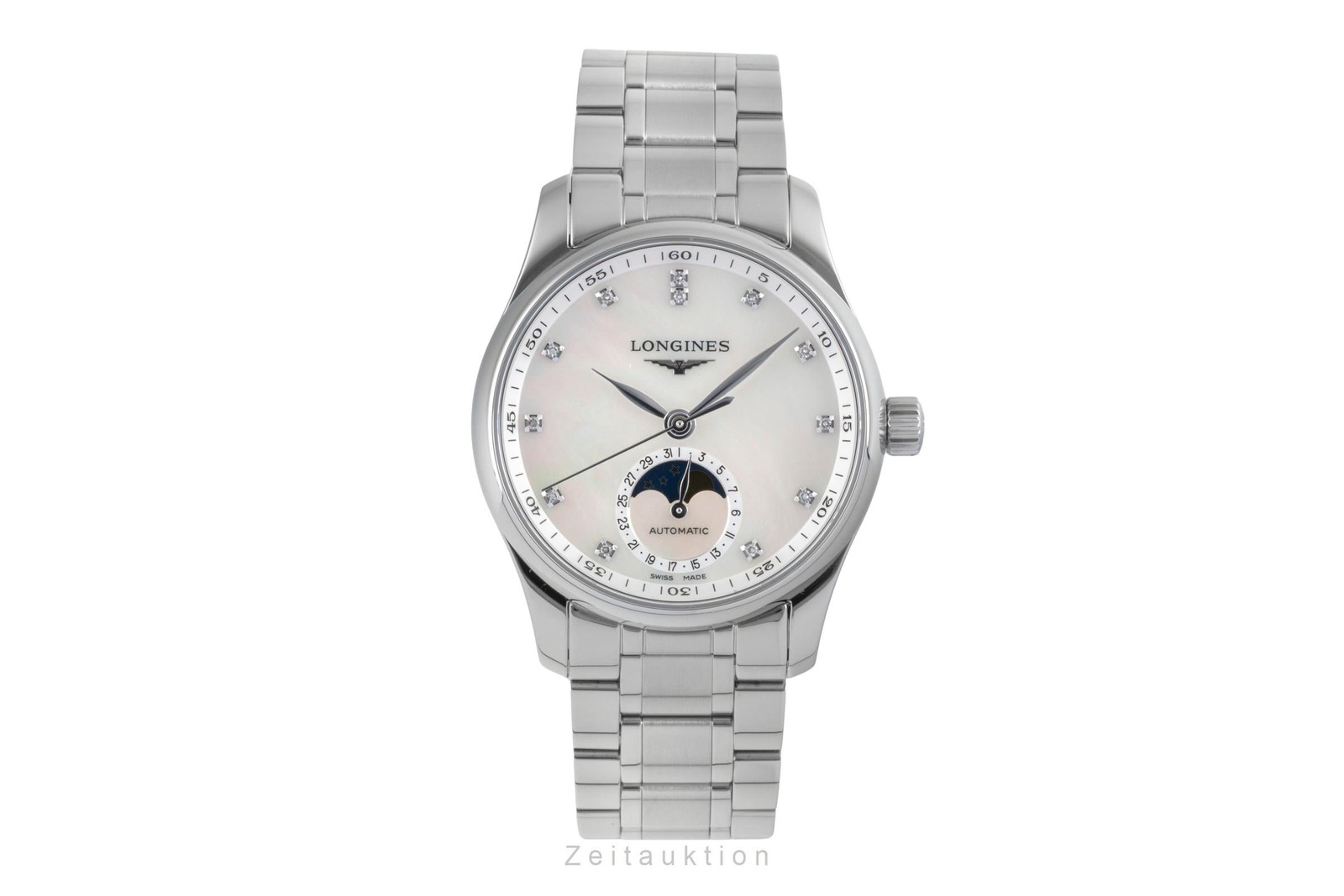 Longines Master Collection Moonphase MOP Steel Re… - image 13