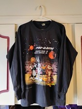 Vintage 1996 Space Jam Tune Squad Long Sleeve Shirt Taz Bugs Bunny L