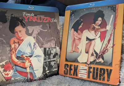 SEX & FURY + FEMALE YAKUZA TALE (1973, Blu-ray) Reiko Ike's Ocho Films, Pinky V