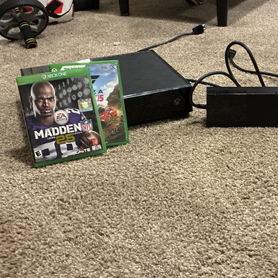 Xbox One Console HDMI w/Power Cable & Madden NFL Game and Forza Horizon 5 game