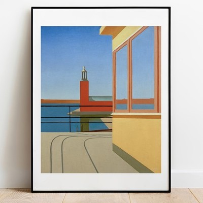 Art print Jovinge Outside the Central Palace modern poster gallery wall Art