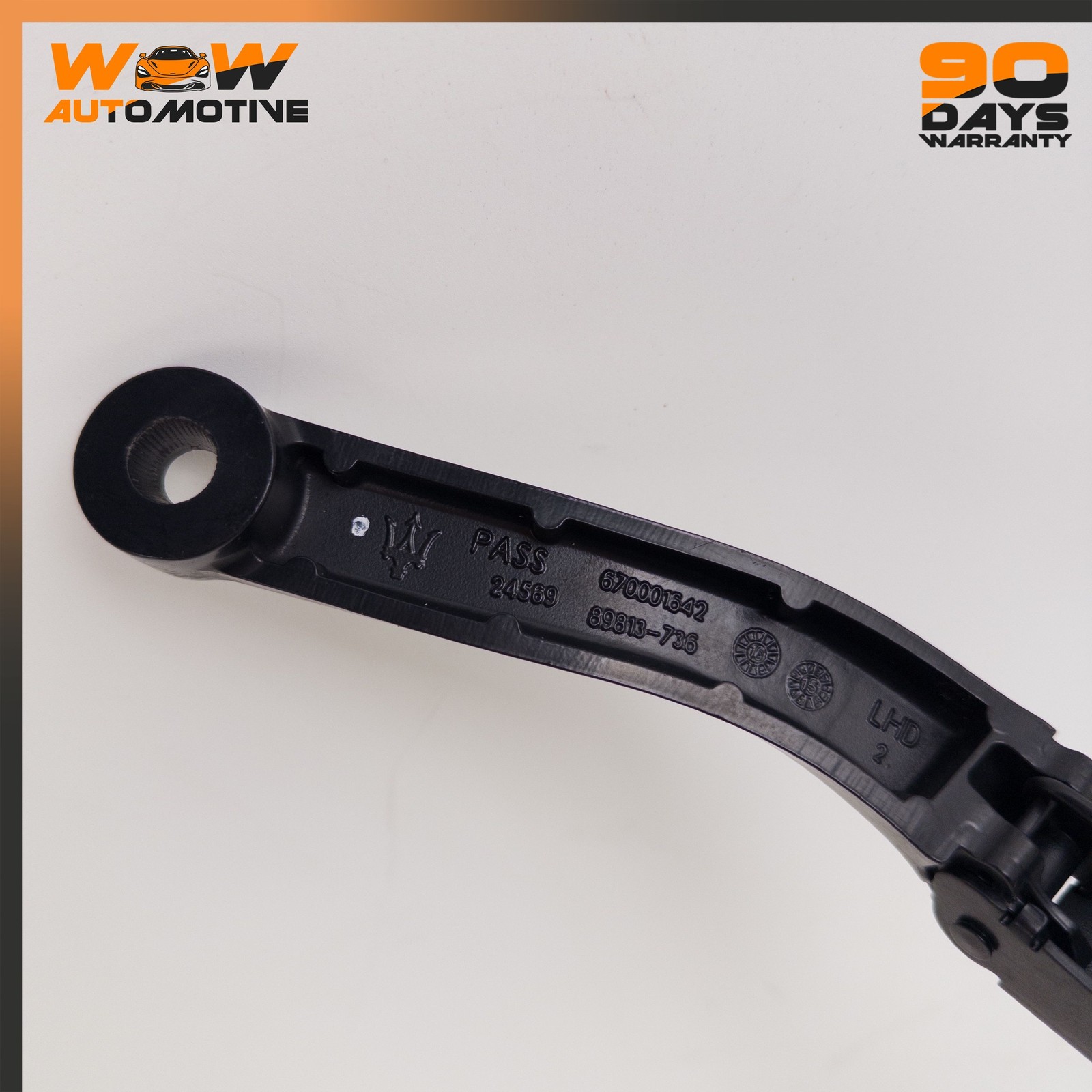 13-19 MASERATI GHIBLI QUATTROPORTE FRONT LEFT RIGHT WINDSHIELD WIPER ARM SET OEM