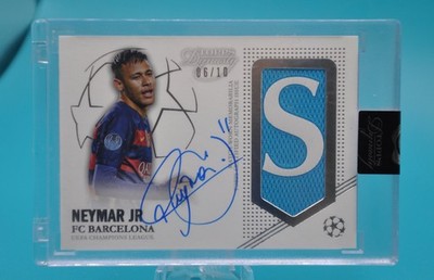 2022-23 Topps Dynasty Neymar Jr Match Worn Relic Patch Autograph /10 Barcelona