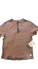 Vuori Womens Pose Fitted Tee T-Shirt Large Ro...