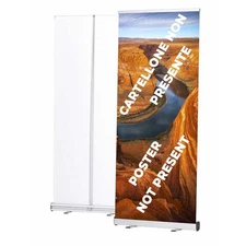 Aluminum Poster Display Stand Advertising PVC
