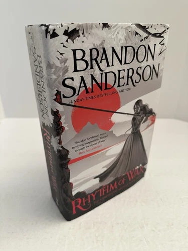 SIGNED Rhythm of War by Brandon Sanderson Hardcover 1st/1st UK