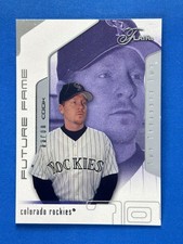 2002 Flair #115 Aaron Cook Colorado Rockies #/1750