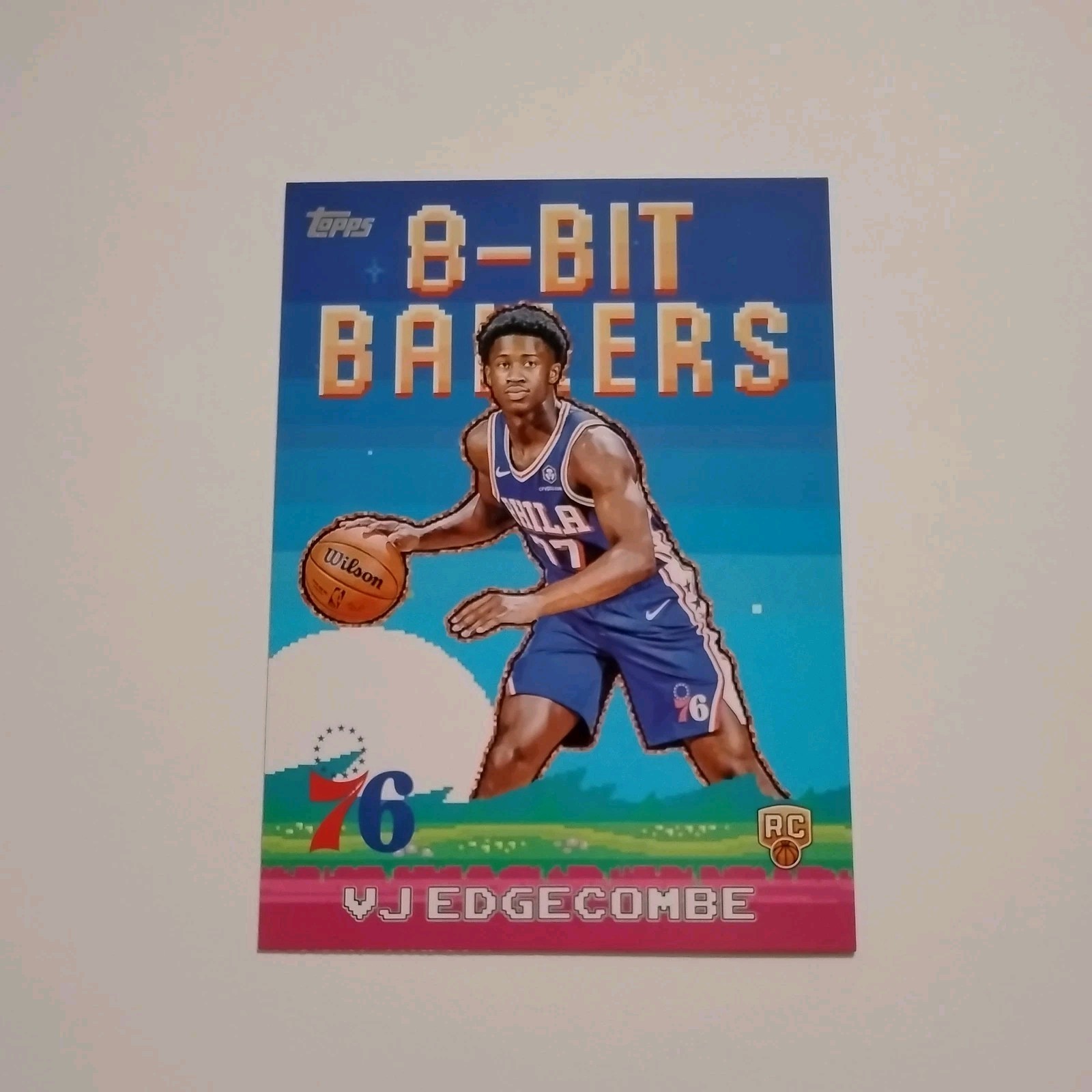 2025-26 Topps Basketball VJ Edgecombe 8-Bit Ballers RC #8B-33 Mint