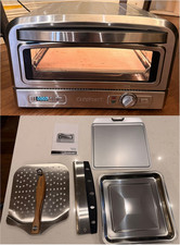 Cuisinart Pizza Oven 1875W 400°C Electric Indoor, Full Set Kit CPZ120U