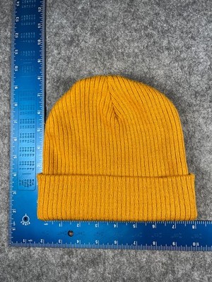 Forever 21 Beanie Toque Adult One Size Yellow Knit 100% Acrylic Winter Snow Ski