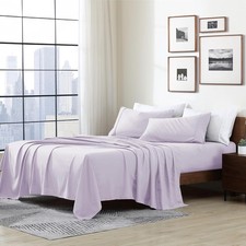 Cathay Home Essentials Ultra Soft Hypoallergenic Wrinkle Twin, Lavender