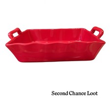 La Ceramica D Italia Orange 3 QT Stoneware Ba...