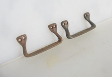 Vassoio baule alzacristalli vintage in ferro maniglia baule tirante Art Nouveau 3,25"W