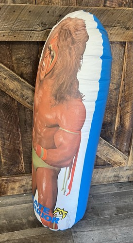 WWF Wrestling - Ultimate Warrior Inflatable Bop Bag, Hasbro - Rare Vintage 1990 - Bild 5 von 23