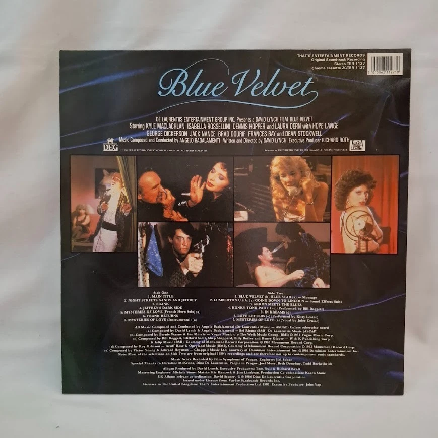 Blue Velvet Soundtrack Vinyl LP 2017 - Image 2 of 4