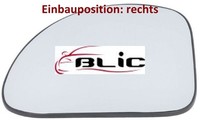 Blic 6102-02-1232317P Spiegelglas FüR AußEnspiegel Rechts FüR Fiat