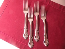 Set Of 4 Dinner Forks Towle Supreme Stainless Steel KING ARTHUR 7 5/8"