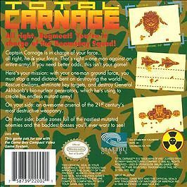 Total Carnage (Nintendo Game Boy)