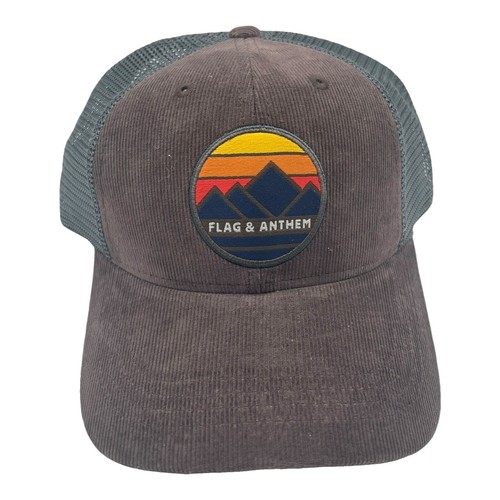 NWOT-Vintage Distressed Mesh Trucker Hat, Brushed Charcoal 