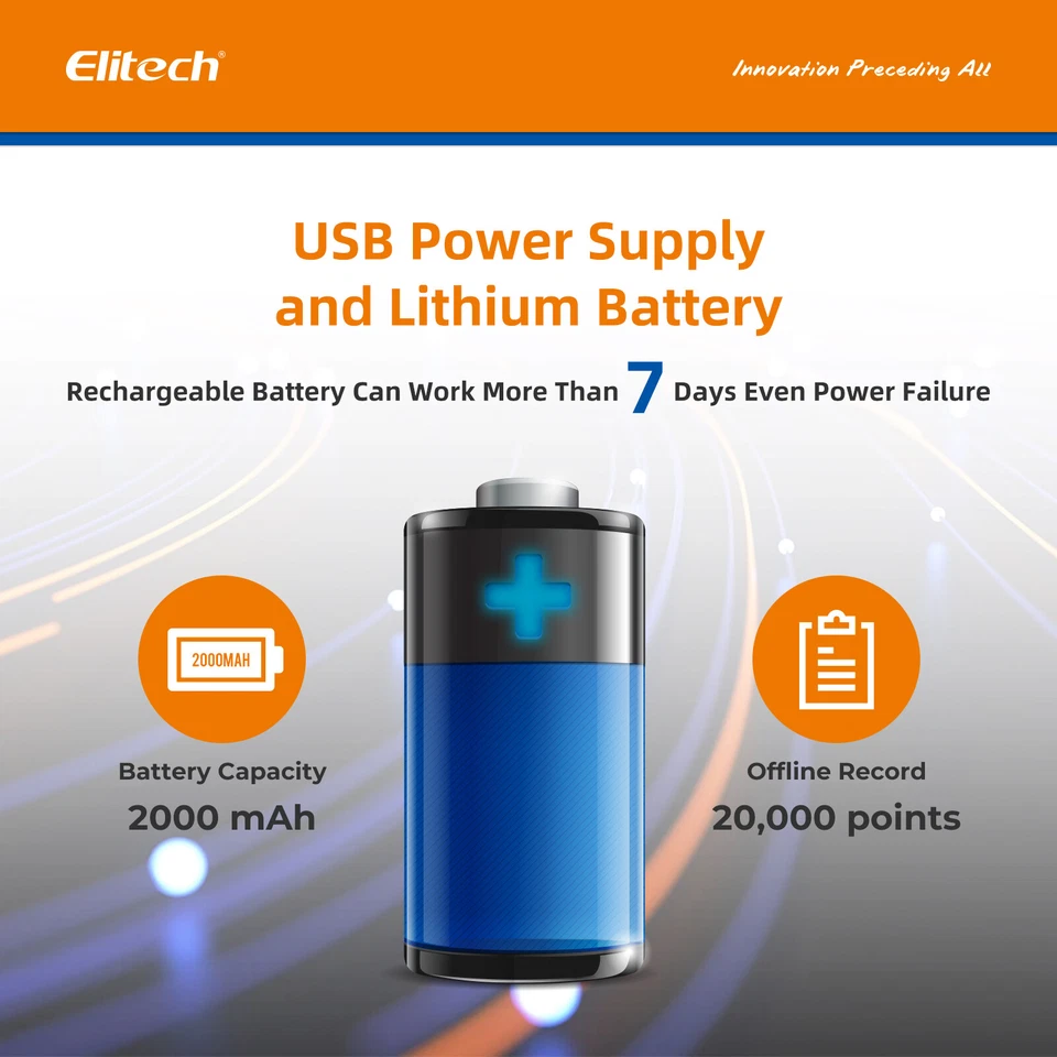 Elitech Temperature Data Logger WiFi Recorder Monitor Cloud Storage RCW-800W-TDE - Image 4 of 4